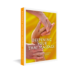 Cover of the book “Deepening Your Thai Massage – An East-West Approach to Thai Bodywork” by Tirza Bottema.