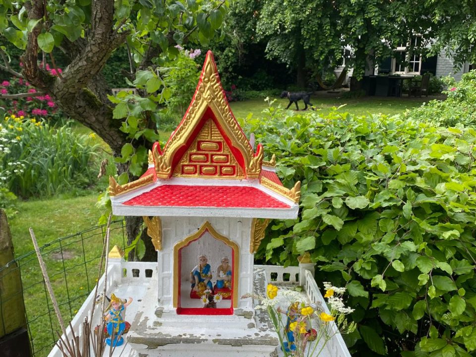 geestenhuisje in tuin Thaise massage opleiding Thai Dee